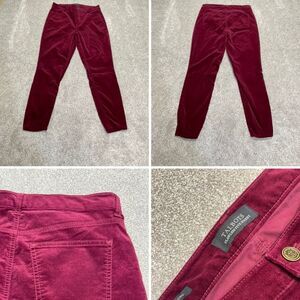 Talbots womens flawless five pocket velvet jegging jeans sz 12 stretch pants
